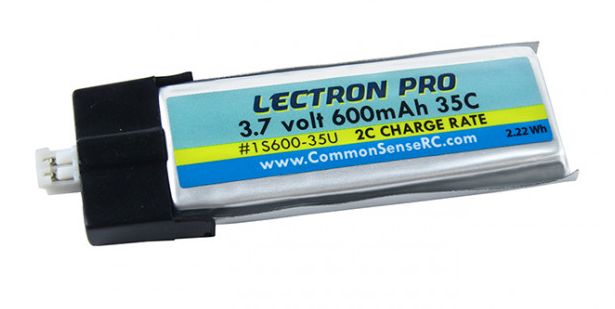 Common Sense R/C 1S 600Mah 35C Lipo Umx