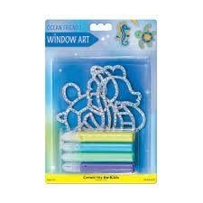 Creativity for Kids Window Art Ocean Friends Kit