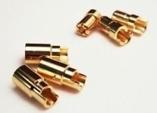 Common Sense R/C 6mm Bullet Connector Pairs 3pc