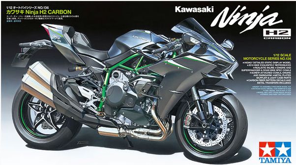 Tamiya 1/12 Kawasaki Ninja H2 Carbon