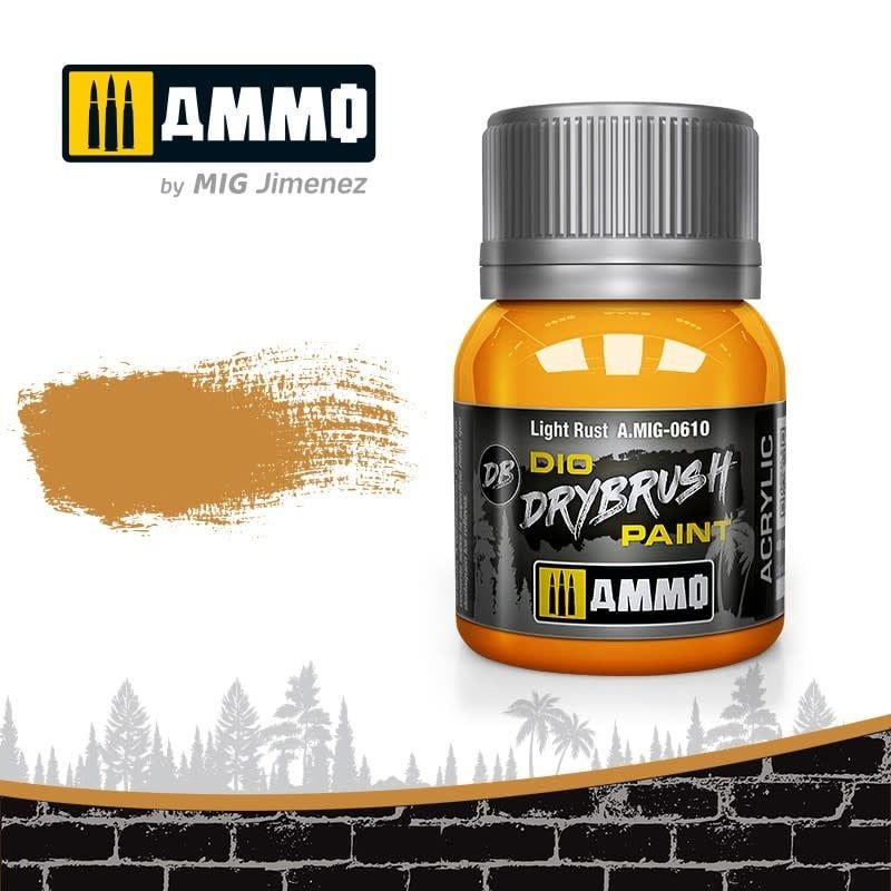 Ammo of MIG Dio Drybrush Light Rust 40ml