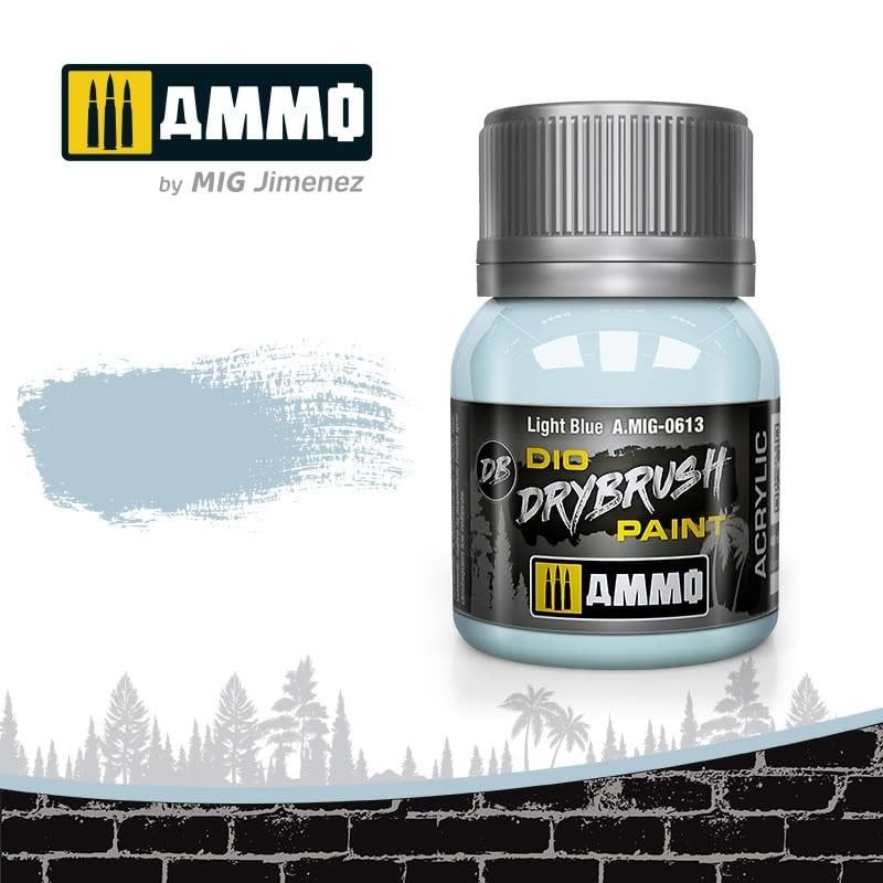 Ammo of MIG Dio Drybrush Light Blue 40ml