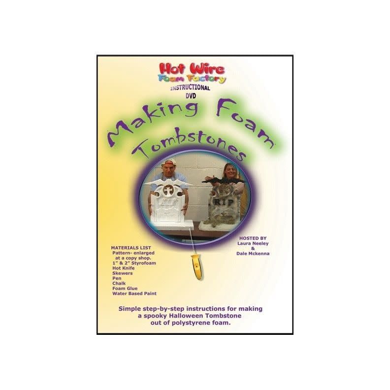 Hot Wire Foam Factory  MAKING FOAM TOMBSTONES DVD