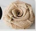 Kaiser Burlap Flowers