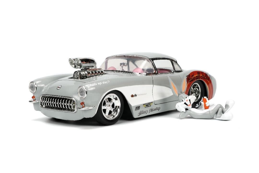 Jada Toys 1/24 "Hollywood Rides" 1957 Corvette w/Bugs Bunny