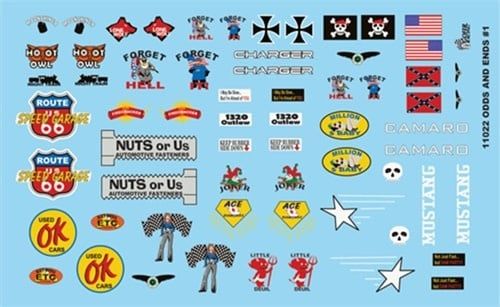 Gofer Odds andEnds Decal Sheet 1/24