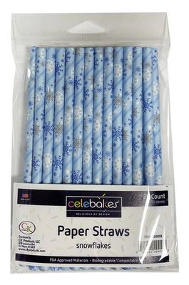 Celebakes 6in Snowflakes Cake Pop Sticks