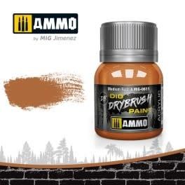 Ammo of MIG Dio Drybrush Medium Rust 40ml