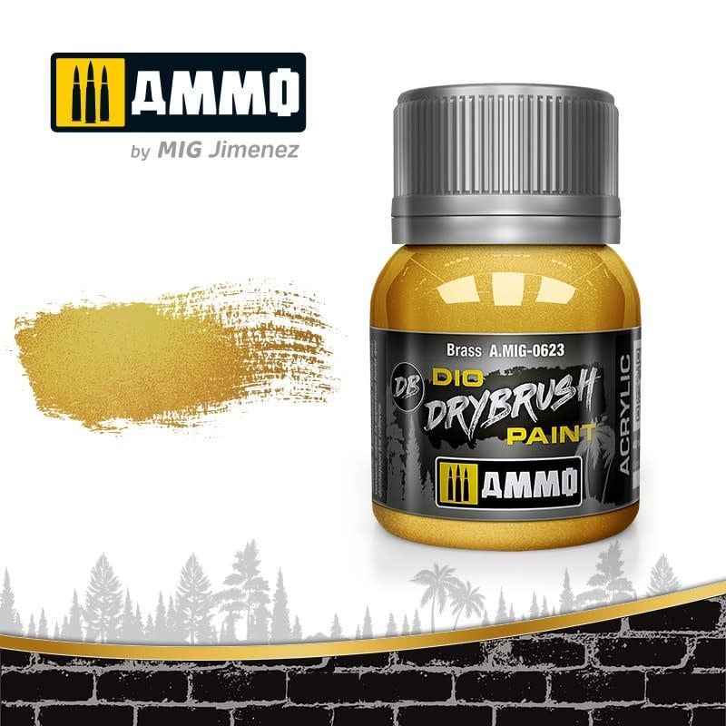 Ammo of MIG Dio Drybrush Brass 40ml