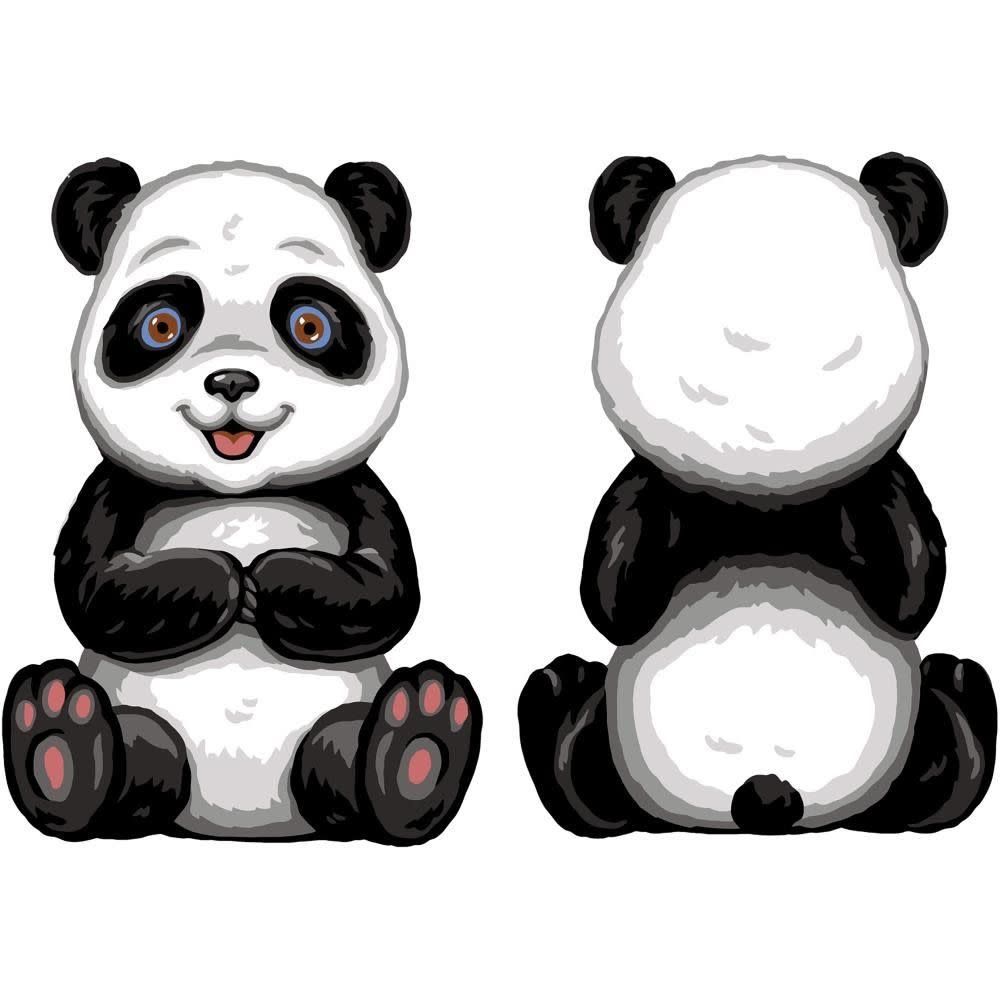 Needleart World Panda Bear Needlepoint Canvas