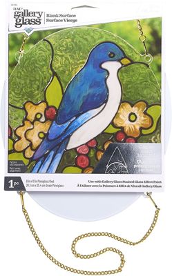 Plaid Gallery Glass Surface (Oval)