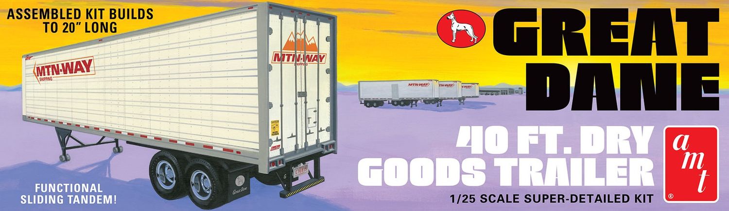 AMT\ERTL 1/25 Great Dane 40ft Dry Goods Trailer