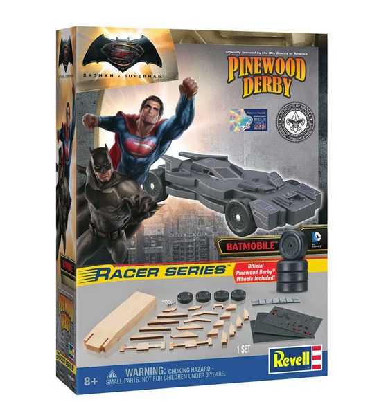 Revell Pinewood Car Batman Dawn Of Justice