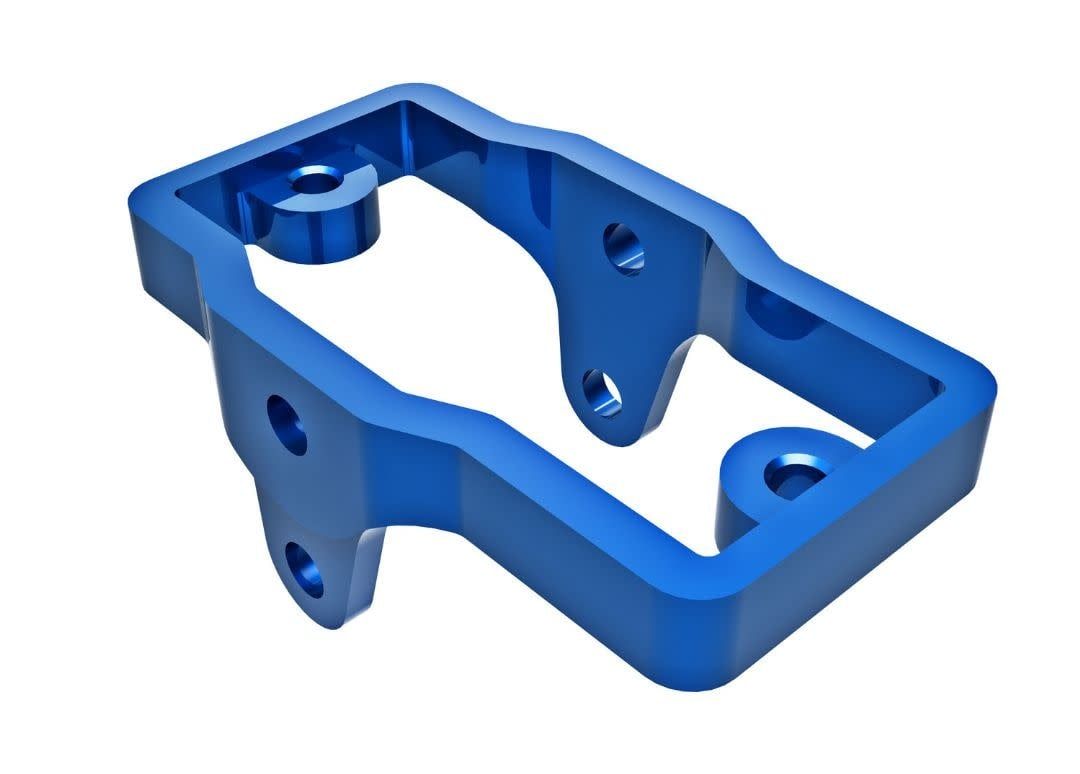 Traxxas Servo Mount, 6061-T6 aluminum (Blue-anodized)