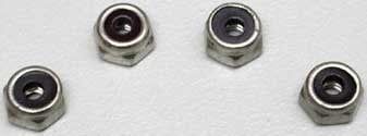 Du Bro 4-40 Stainless Steel Nylon Insert Lock Nuts
