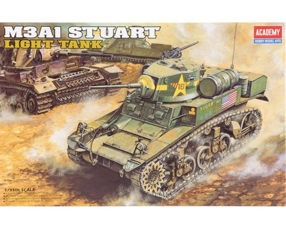 Academy 1/35 US M3A1 Stuart Light Tank