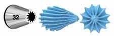 Wilton Tip #32 Open Star STD