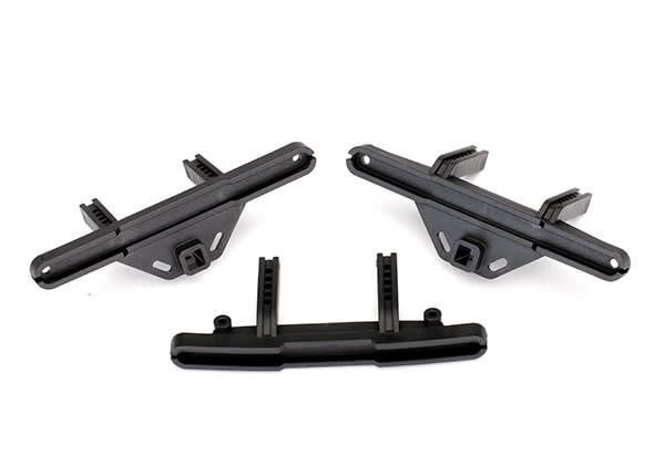 Traxxas Bumper mounts, front &amp; rear/ bumper mount, rear (offset)