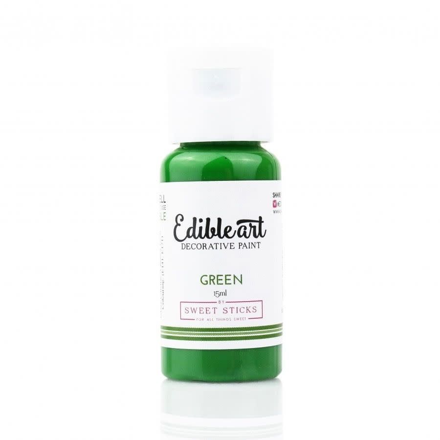 Sweet Sticks Edible Paint Green 15ml