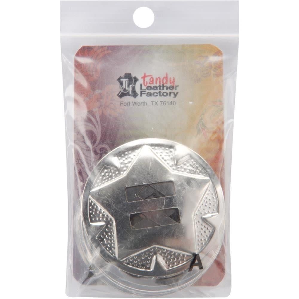 Tandy Leather Factory Nickle Finish Conchos 1-1/2in