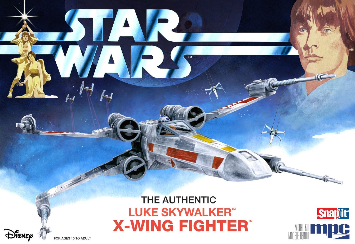 MPC 1/63 Star Wars X-Wing Fighter Snap Kit