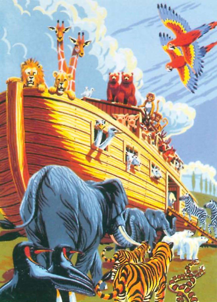 Royal Brush Noah&#39;s Ark Junior Small Paint By Number Kit