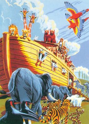 Royal Brush Noah's Ark Junior Small Paint By Number Kit