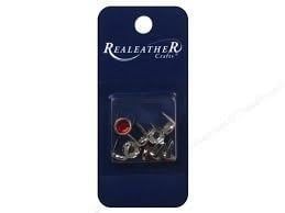 Silver Creek Jewel Spots 3/8in Red 10Pk