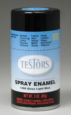 Testors Spray Light Blue 3oz