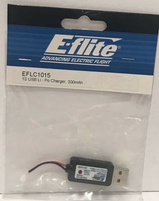 E Flite 1S USB LiPo Charger 300mAh