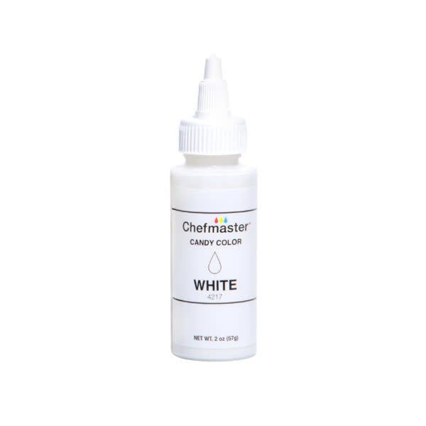 Chefmaster White Liquid Candy Colors 2oz