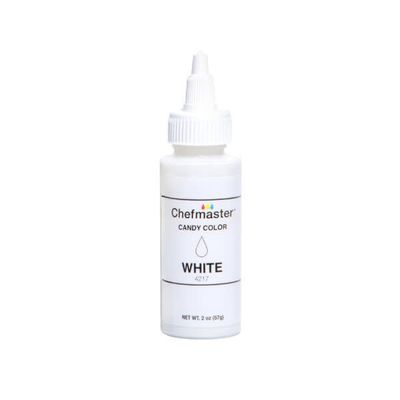 Chefmaster White Liquid Candy Colors 2oz