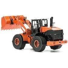 Metal Earth 3D Metal Puzzle Wheel Loader Orange