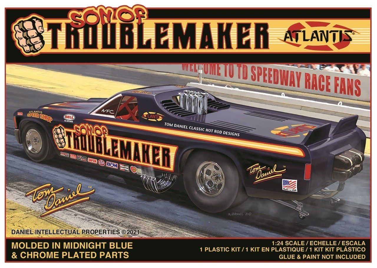 Atlantis 1/25 Son of Troublemaker Chevy El Camino Funny Car