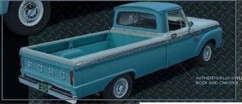 Moebius 1965 Ford Custom Cab Styleside Pickup 1/25 Model Kit (Level 3)