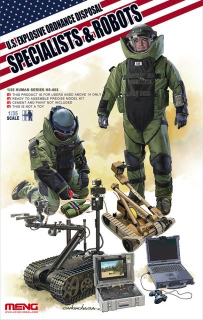 Meng 1/35 ORDANCE DISP ROBOTS