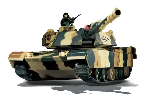 Heng Long U.S ABRAMS M1A2 RC Tank - With IR and BB.