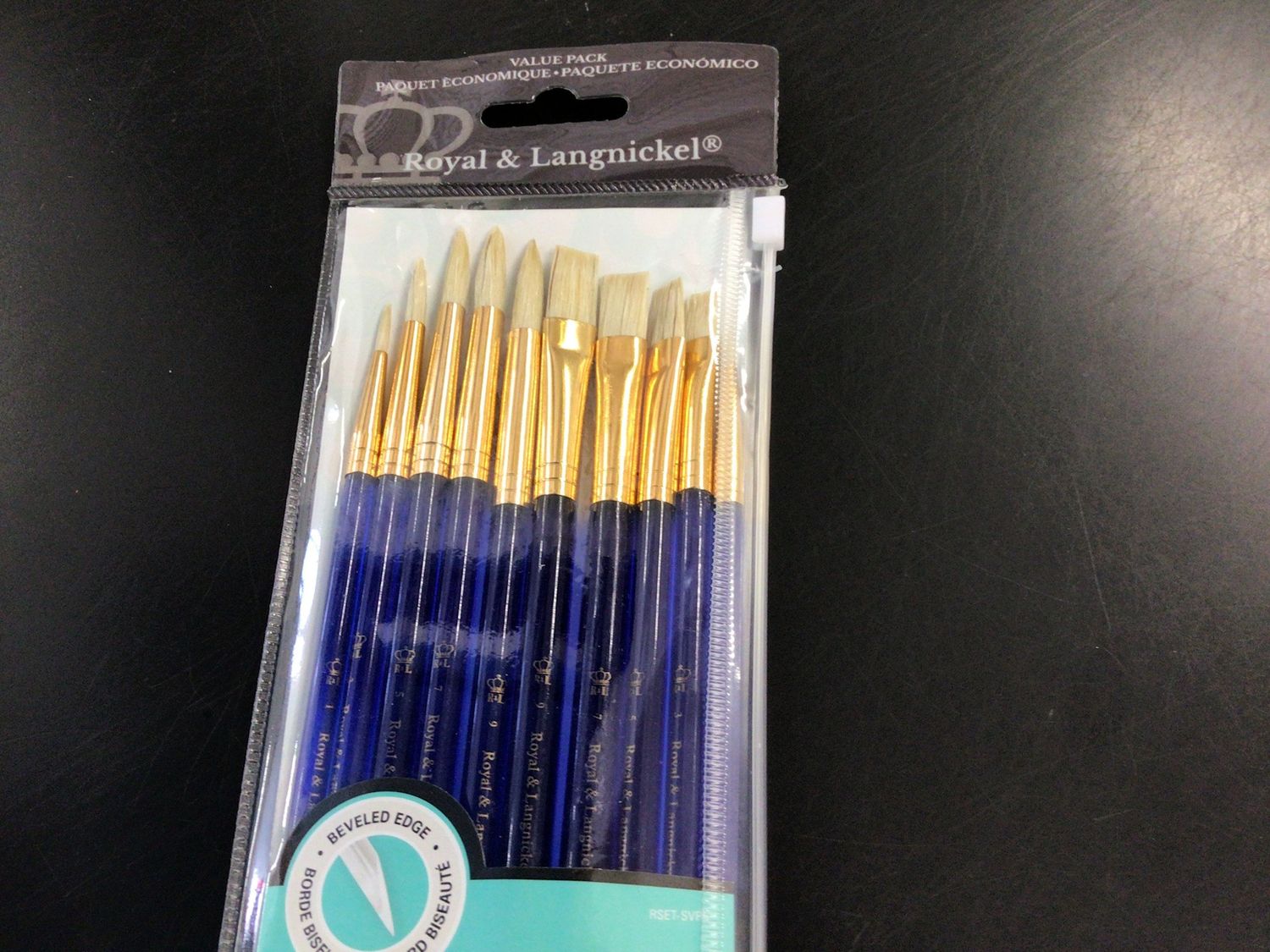 Royal &amp; Langnickel 10pc White Bristle Brush Set