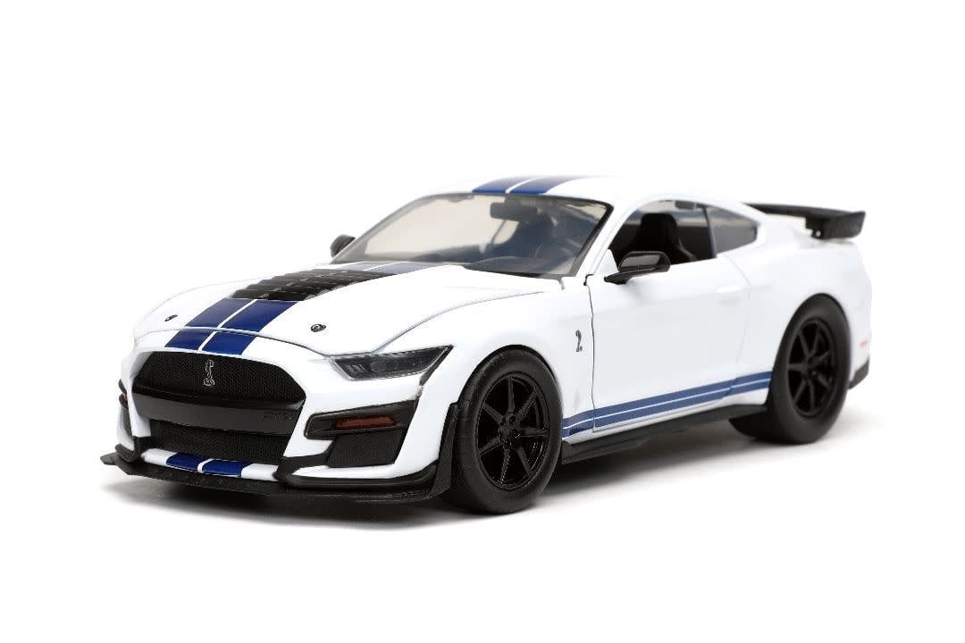 Jada Toys 1/24 Big Time Muscle 2020 Ford Mustang Shelby GT500 Glossy White