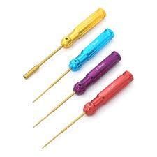 Hobby Details SCX24 HSS 4 Color Tool Set - 0.05&quot;/1.3/1.5mm Hex &amp; Nut Driver Set