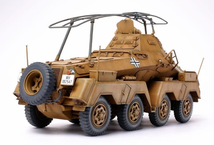Tamiya German 8-Wheeled Heavy Armored Car SD. KFZ