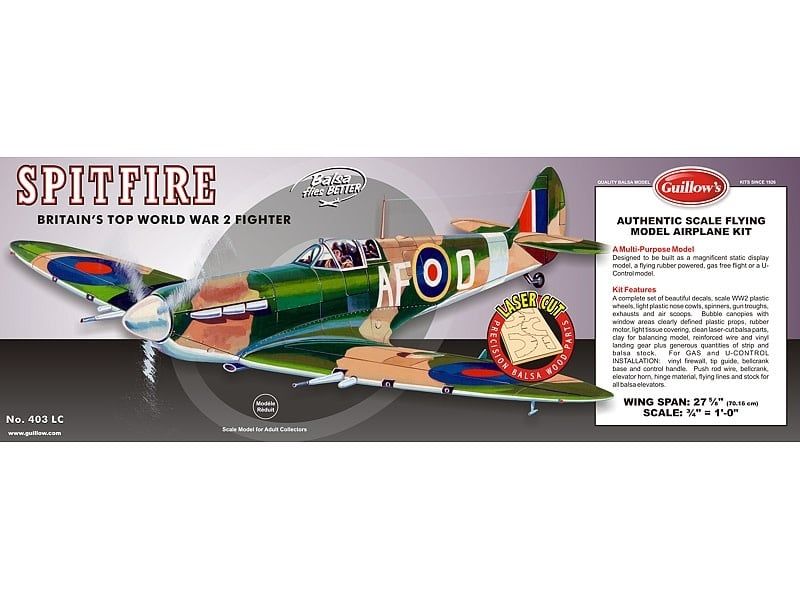 Guillows Supermarine Spitfire