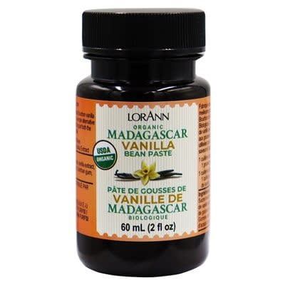 Lorann Organic Madagascar Vanilla Bean Paste 2oz