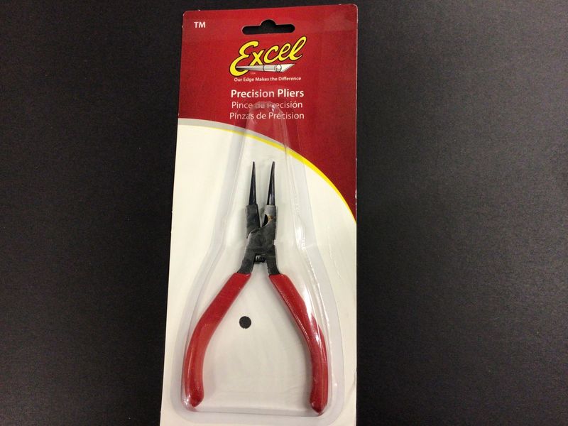 Excel Pliers Round Nose W/Slide Cutter