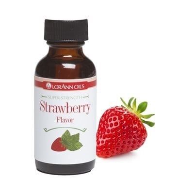 Lorann Strawberry Flavor Natural 1oz