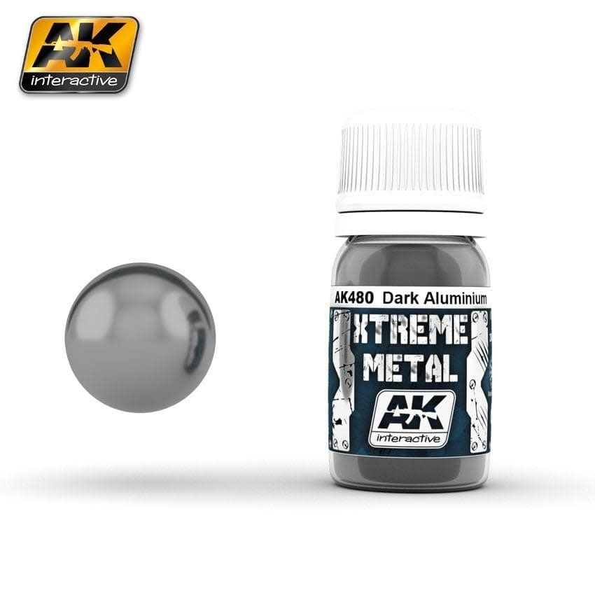 AK Interactive Xtreme Metal Dark Aluminum 30ml