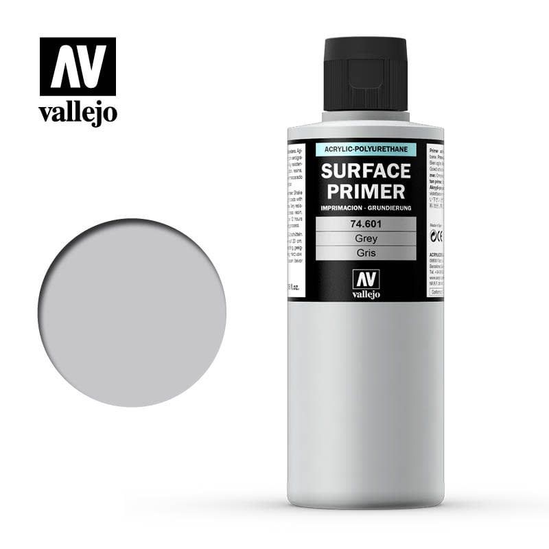 Vallejo Acrylic Grey Surface Primer 200ml