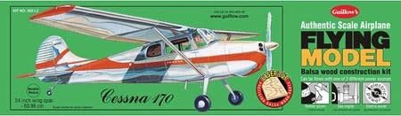 Guillows Guillows Cessna 170 balsa kit 24&quot; WS