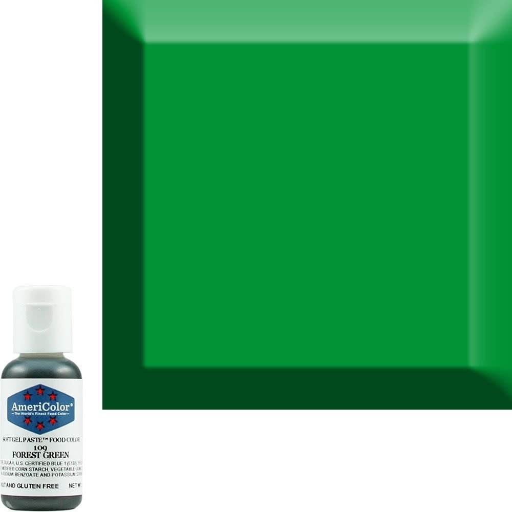 AmeriColor 0.75oz Soft Gel Forest Green