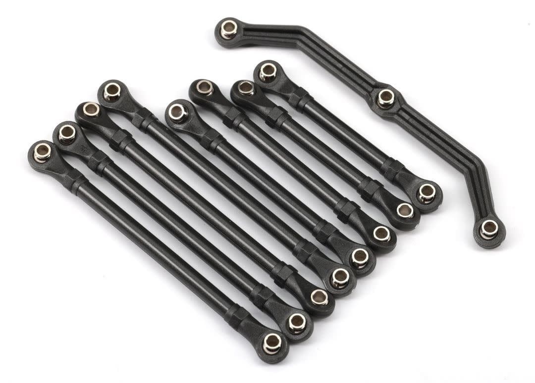 Traxxas Suspension Link Set, Complete (Front &amp; Rear) (Includes Steering Link (1), Front Lower Links (2), Front Upper Links (2), Rear Lower Links (4)) (Assembled With Rod Ends And Hollow Balls)